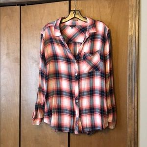 Staccato plaid shirt